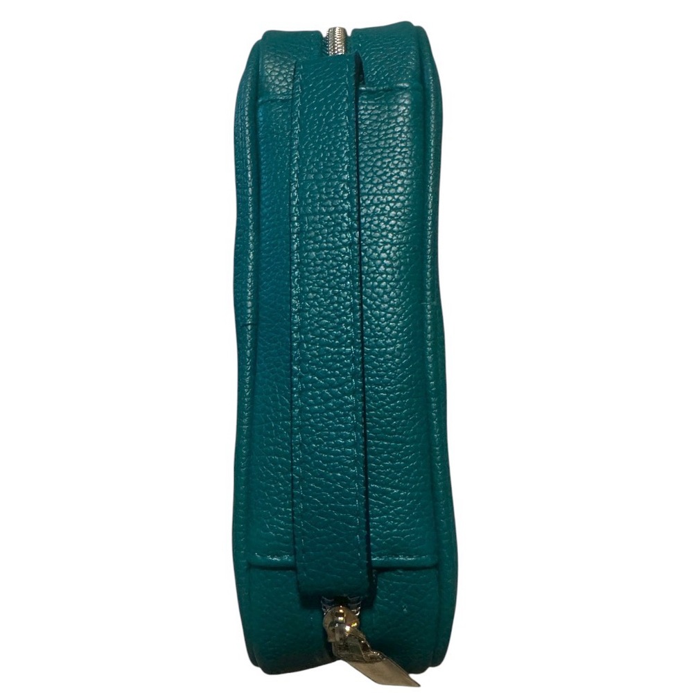Bobbi Brown Green Pebbled Leather Cosmetic Case - Picture 6 of 9